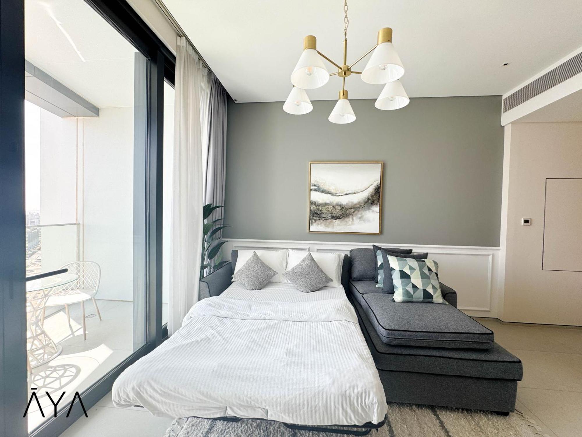 Jumeirah Gate Tower 1 - Stylish Apartment With Pool & City Views Dubaj Exteriér fotografie